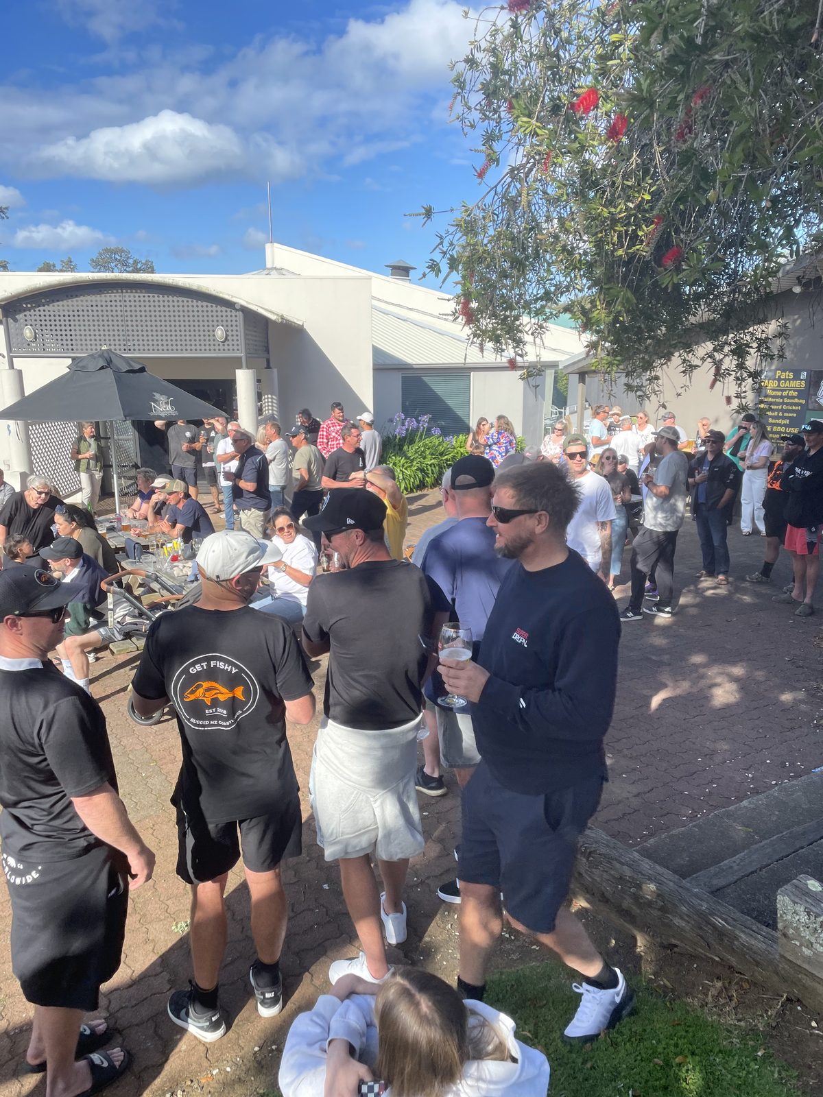 Poenamo Fishing Club members and catches