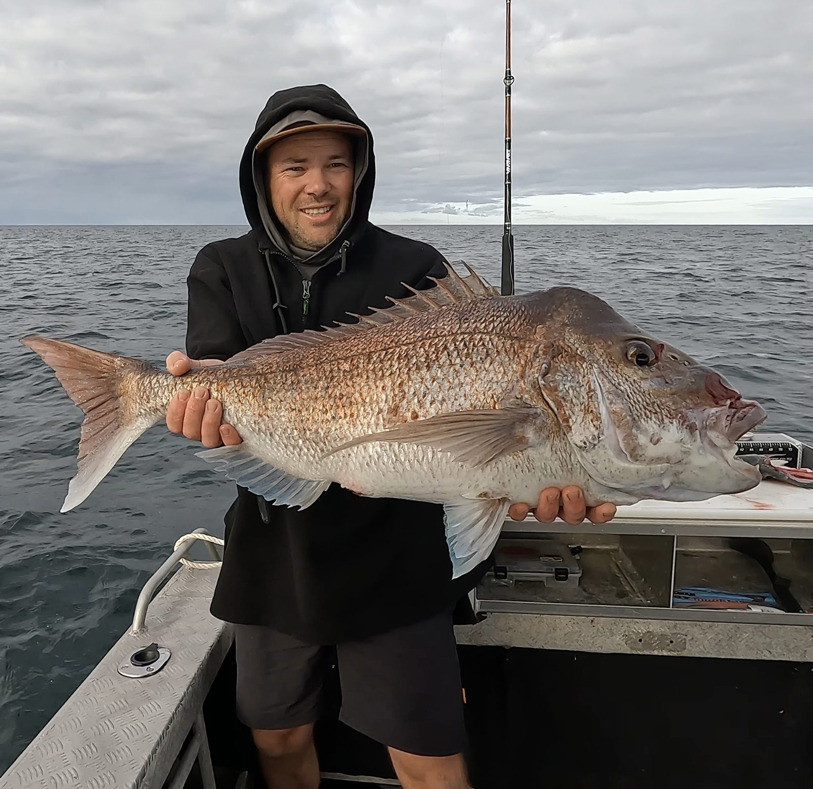 Poenamo Fishing Club members and catches
